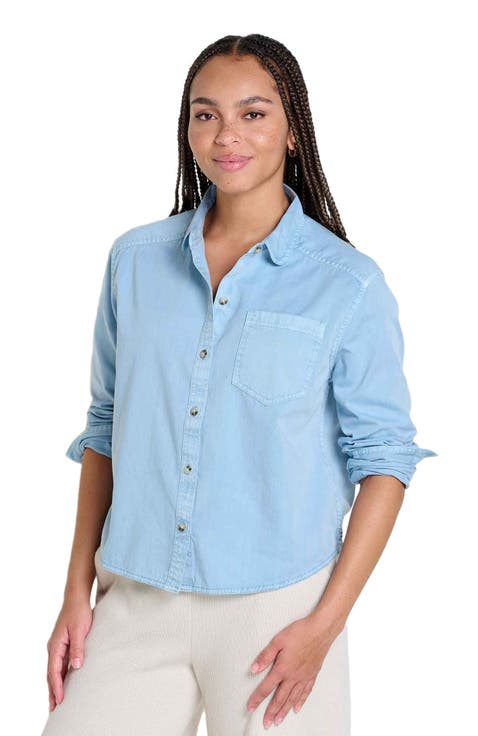 Women's Arroyo Twill Boxy Long Sleeve Shirt