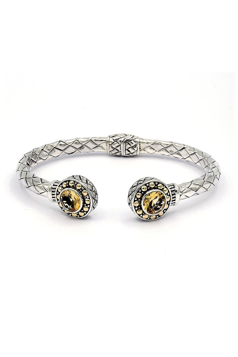 Woven Bangle, Main, color, YELLOW