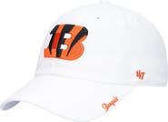 '47 Women's '47 White Cincinnati Bengals Team Miata Clean Up Adjustable Hat