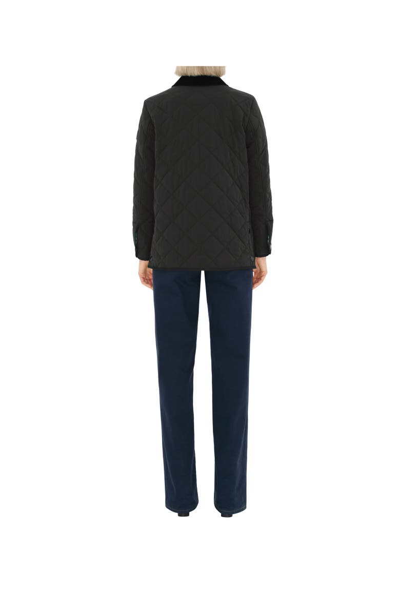 Burberry Quilted Thermoregulated Barn Jacket, Alternate, color, Black