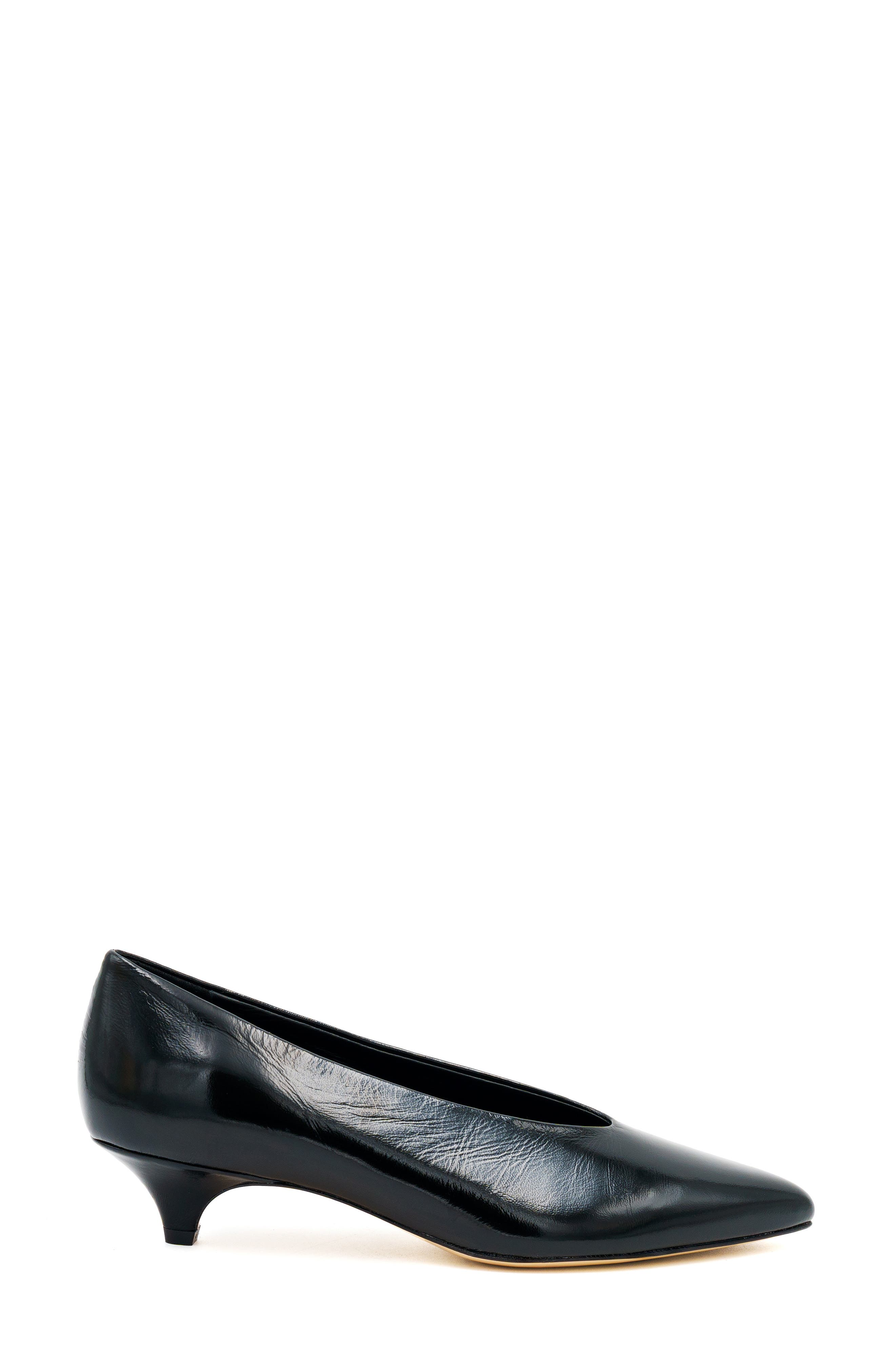 Accorto Leather Pump, Alternate, color, BLACK