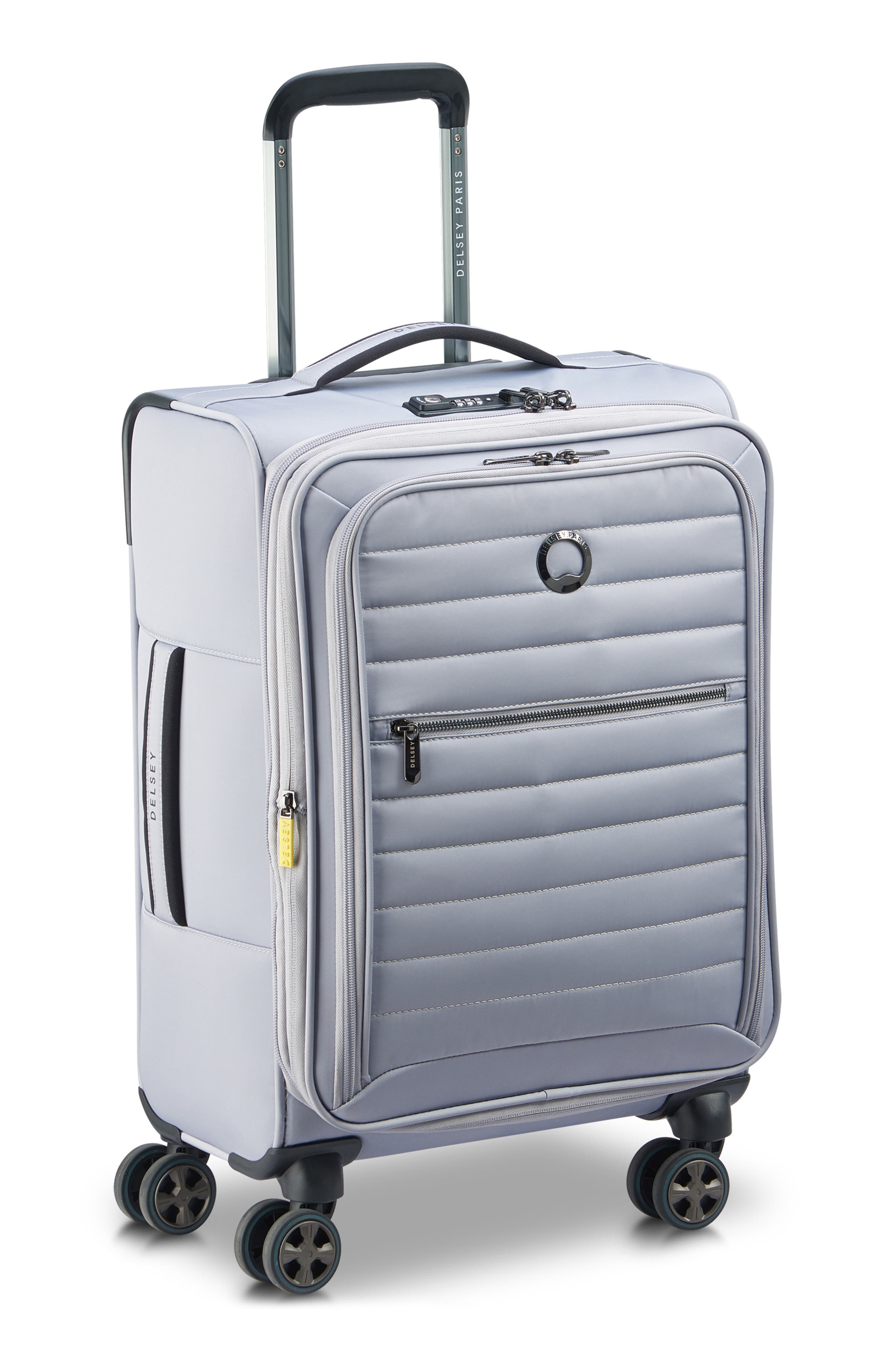 DELSEY Cruise 3.0 Softside Carry-On Luggage, Alternate, color, Platinum