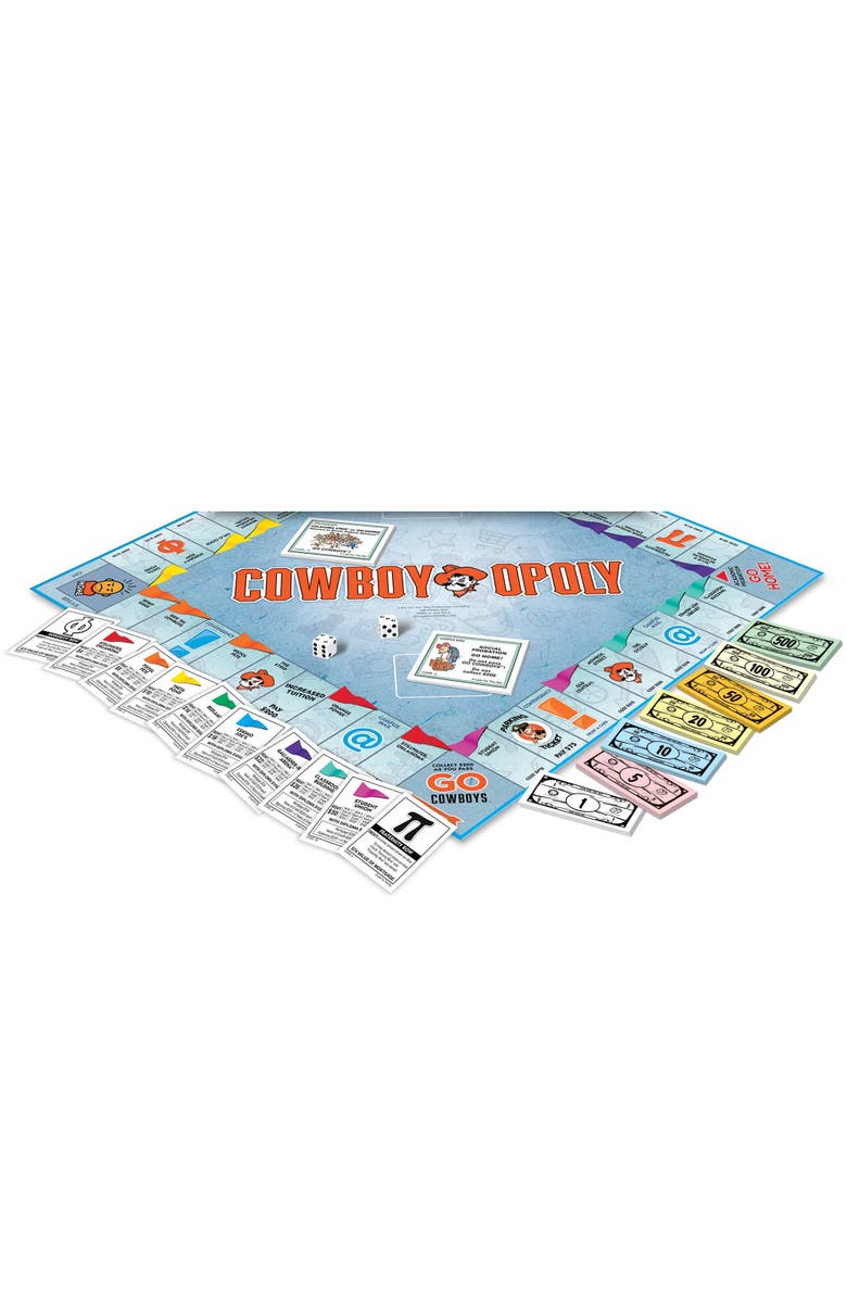 Late for the Sky Oklahoma State University Cowboyopoly, Alternate, color, Multicolored