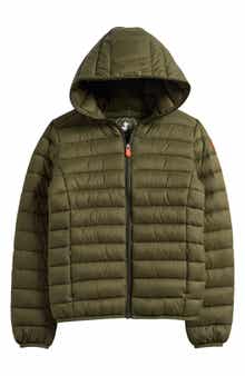 Save The Duck Kids' Dony Hooded Nylon Puffer Jacket