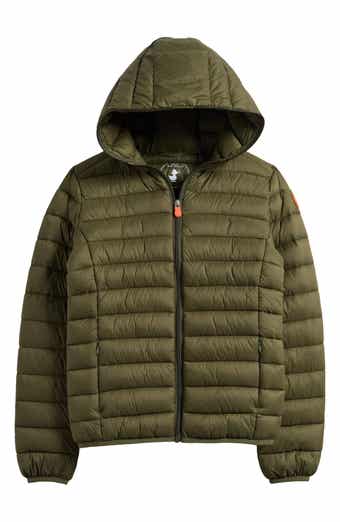 Save The Duck Kids' Dony Hooded Nylon Puffer Jacket