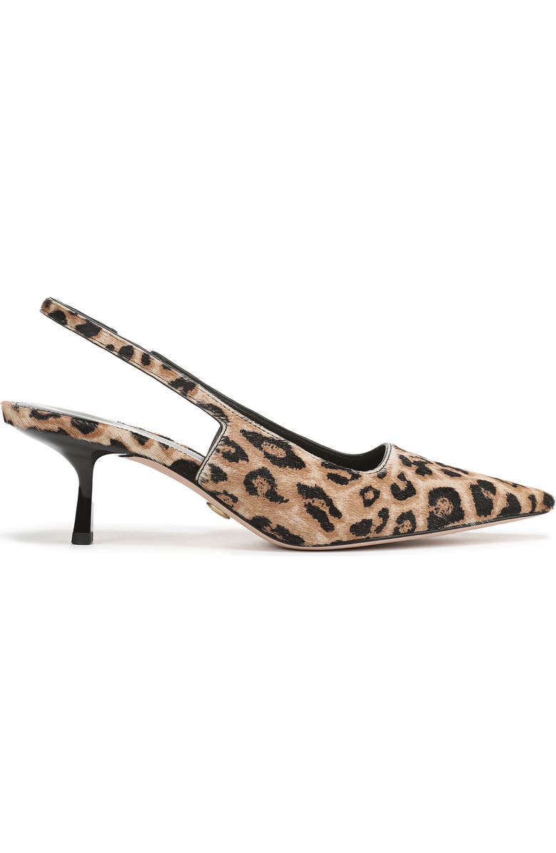 Veronica Beard Cashel Slingback Pointed Toe Pump, Alternate, color, Leopard