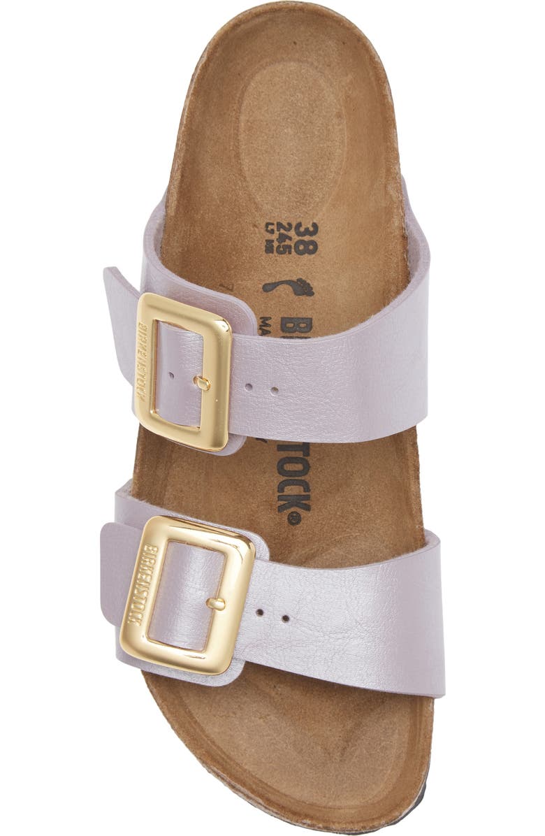 Birkenstock Sydney Luxe Buckle Slide Sandal, Alternate, color, Orchid