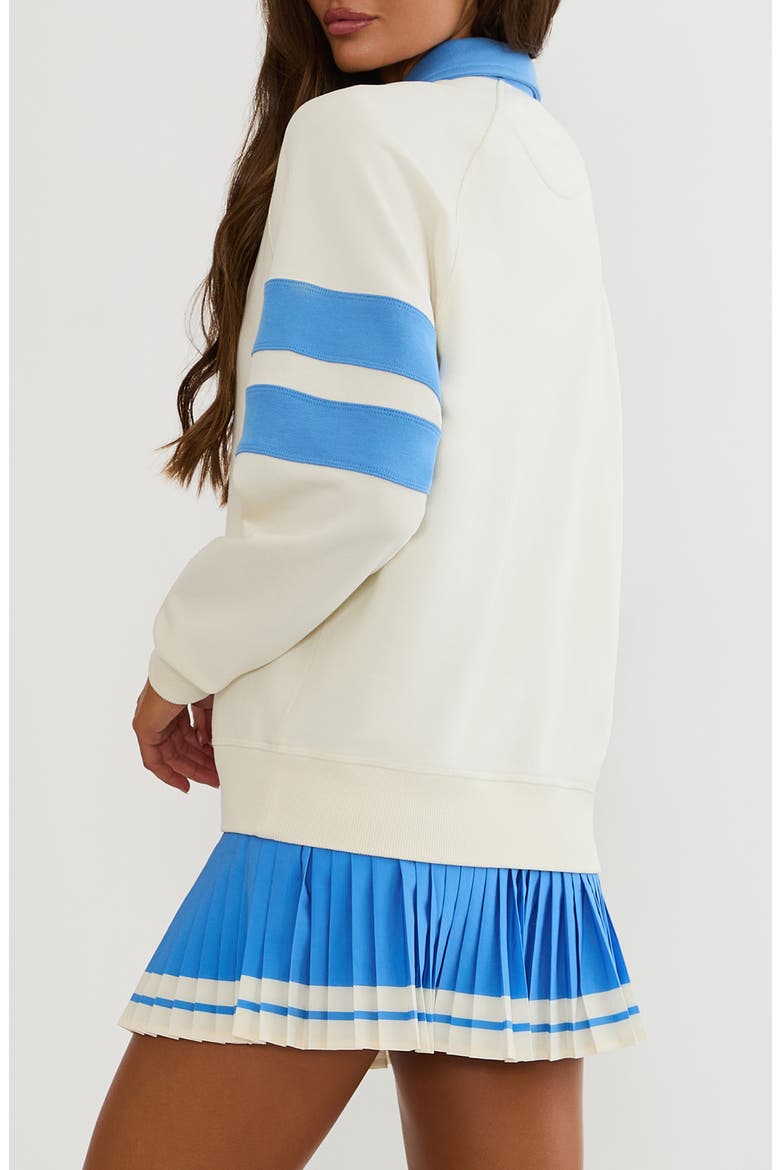 Bennett Cotton French Terry Pullover, Alternate, color, OPAL SKY COLORBLOCK
