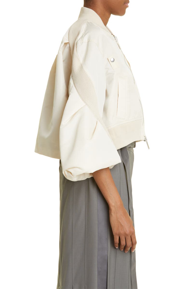 Sacai MA-1 Nylon Bomber Jacket, Alternate, color,