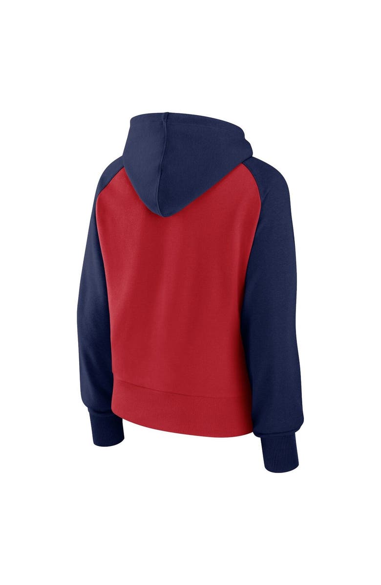 FANATICS Women's Fanatics Branded Navy/Red Boston Red Sox Pop Fly Pullover Hoodie, Alternate, color, Navy