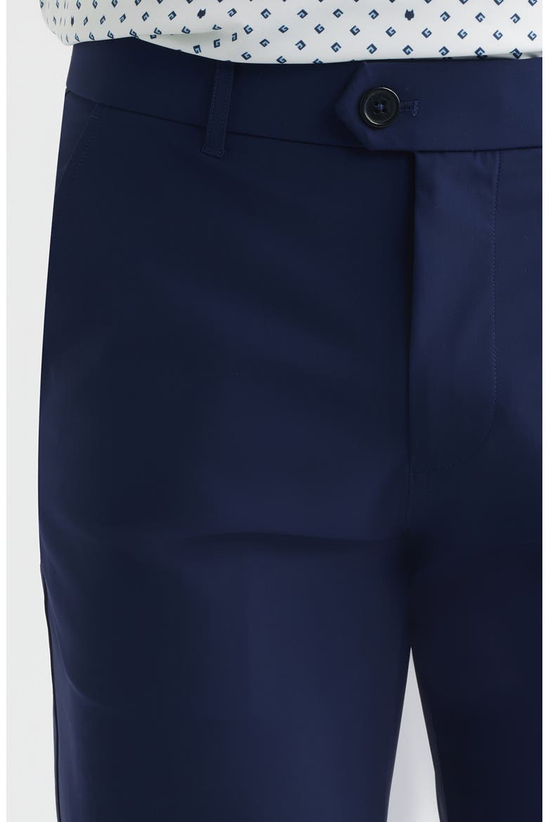 Monkauk Trim Fit Flat Front Golf Pants, Alternate, color, MALTESE BLUE