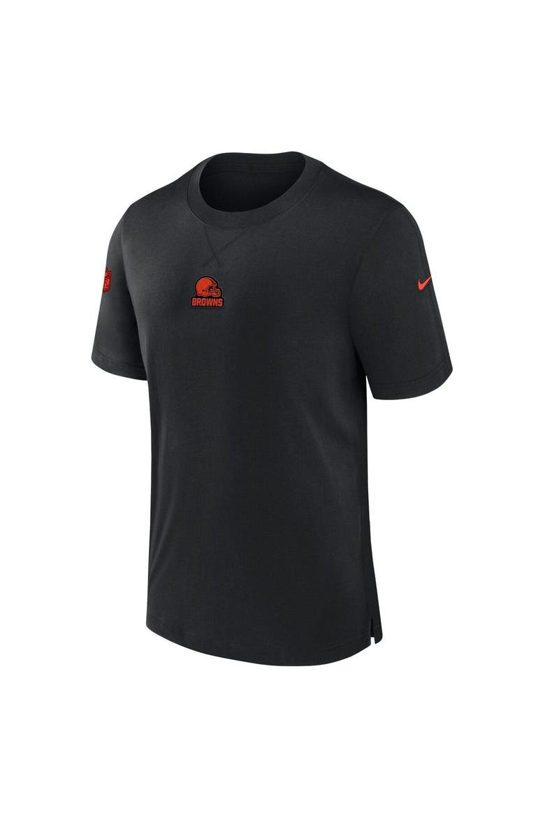 Men's Nike Black Cleveland Browns 2023 Sideline Performance T-Shirt, Alternate, color, Black