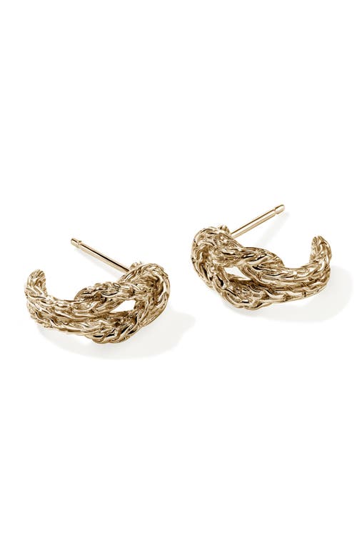 JOHN HARDY JOHN HARDY LOVE KNOT HOOP EARRING