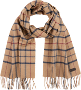 Brooks Brothers Camel Hair Plaid Scarf