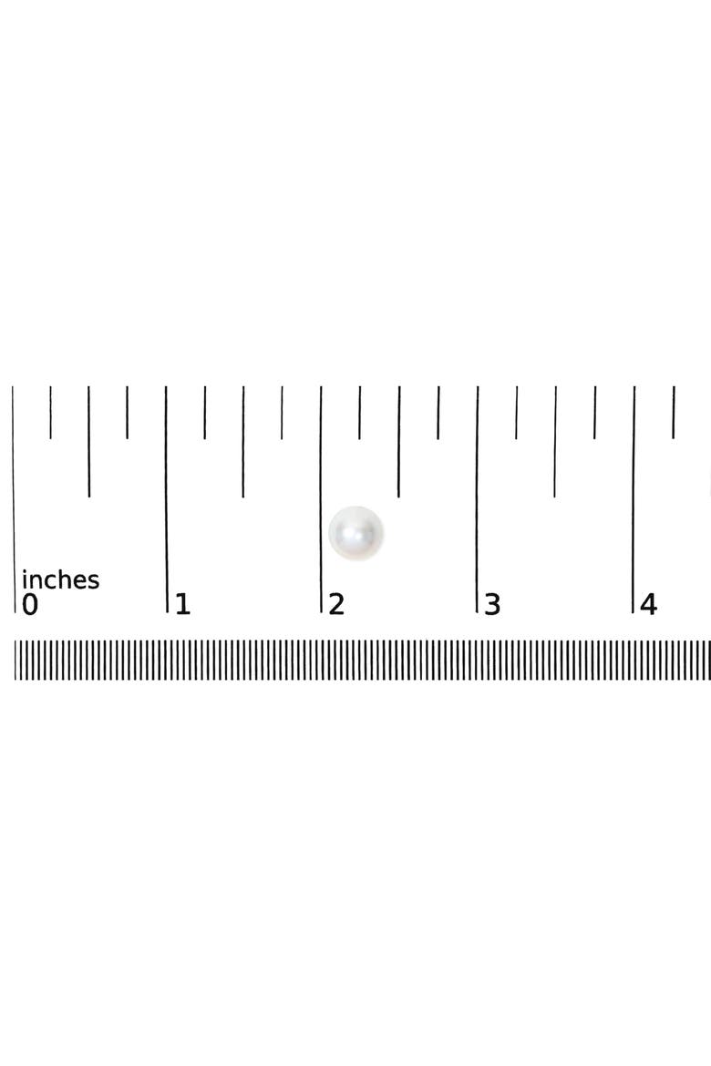 14K Gold 8.5-9MM Cultured Freshwater Pearl Solitaire Stud Earrings, Alternate, color, White