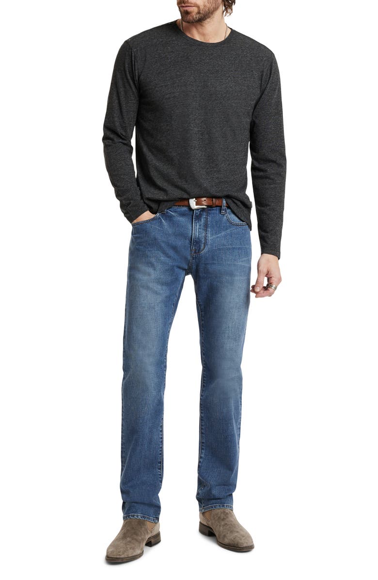 John Varvatos Dover Cotton Blend Long Sleeve T-Shirt, Alternate, color, 