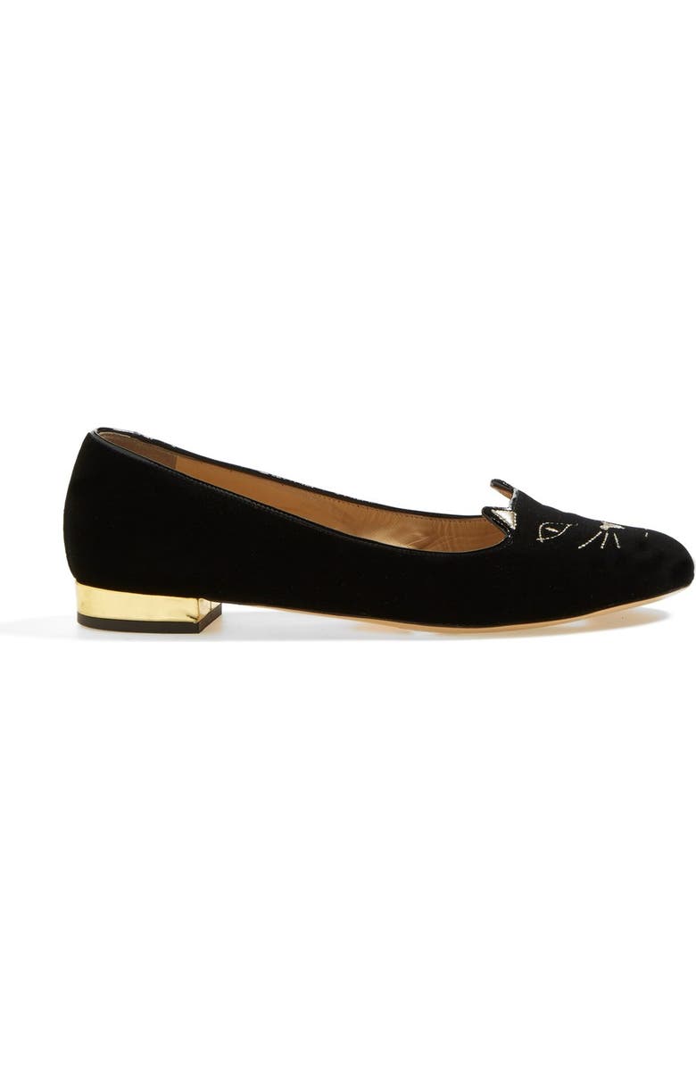 Charlotte Olympia 'Kitty' Flat, Alternate, color,