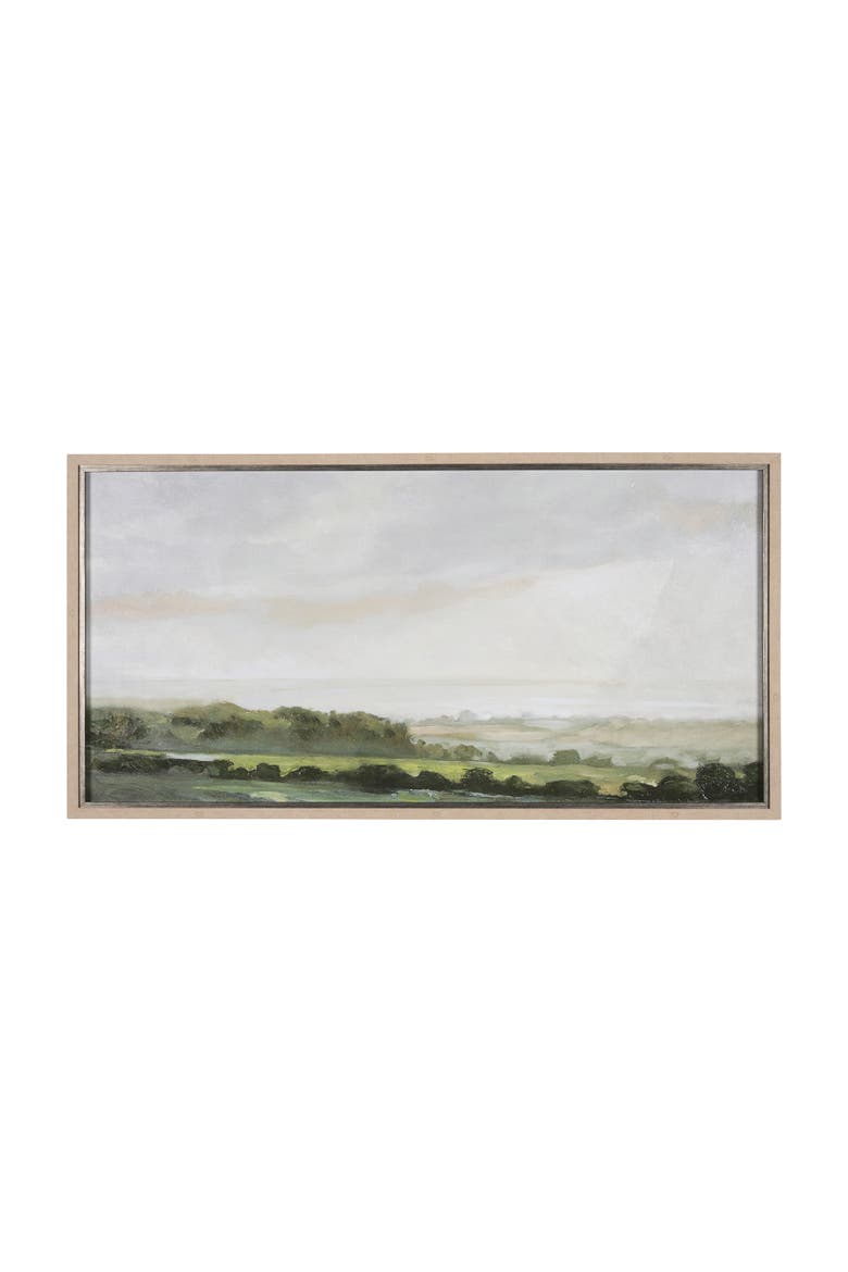 Soft Eclipse by  Studio a Hand Embellished Framed Art Print Matted under Glass, Main, color, Beige