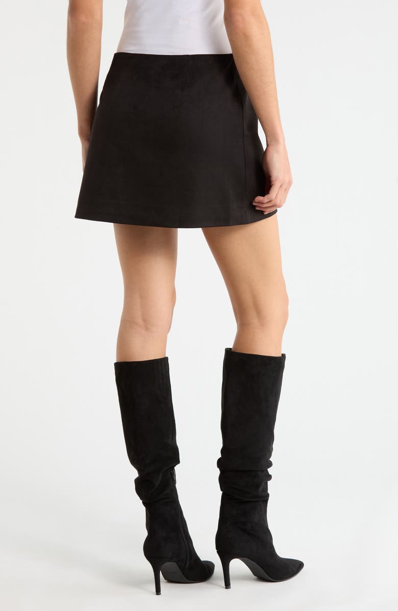 WAYF Madeline Miniskirt, Alternate, color, Black