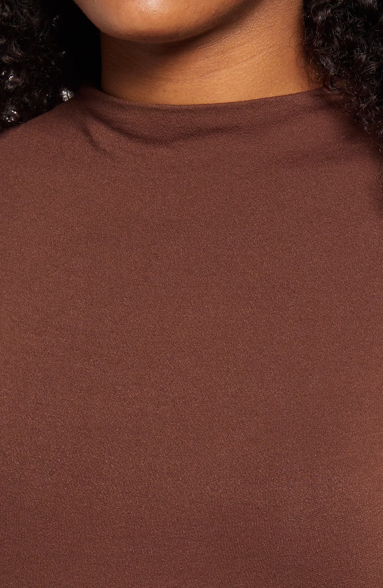 Naked Wardrobe The NW Sleeveless Minidress, Alternate, color, Chocolate