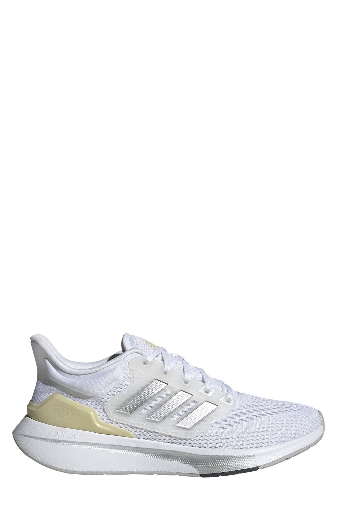 EQ 21 Running Shoe, Alternate, color, WHITE/MATTE SILVER/SANDY BEIGE