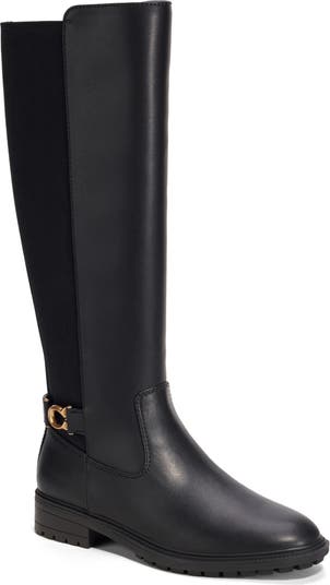 （US発）COACH Faith ニーハイラグソールライディングブーツ COACH Faith Knee High Boot (Women) | Nordstrom