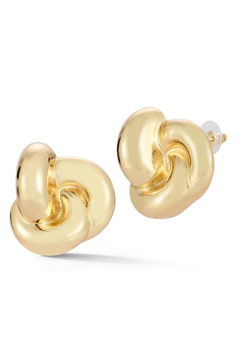 Love Knot Stud Earrings
