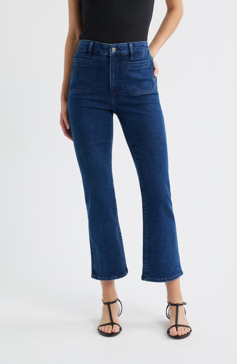 FRAME The Reboot Patch Pocket High Waist Ankle Bootcut Jeans, Main, color, Jest