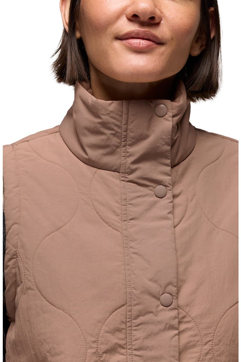 Encinitas Quilted Vest, Alternate, color, SHROOM