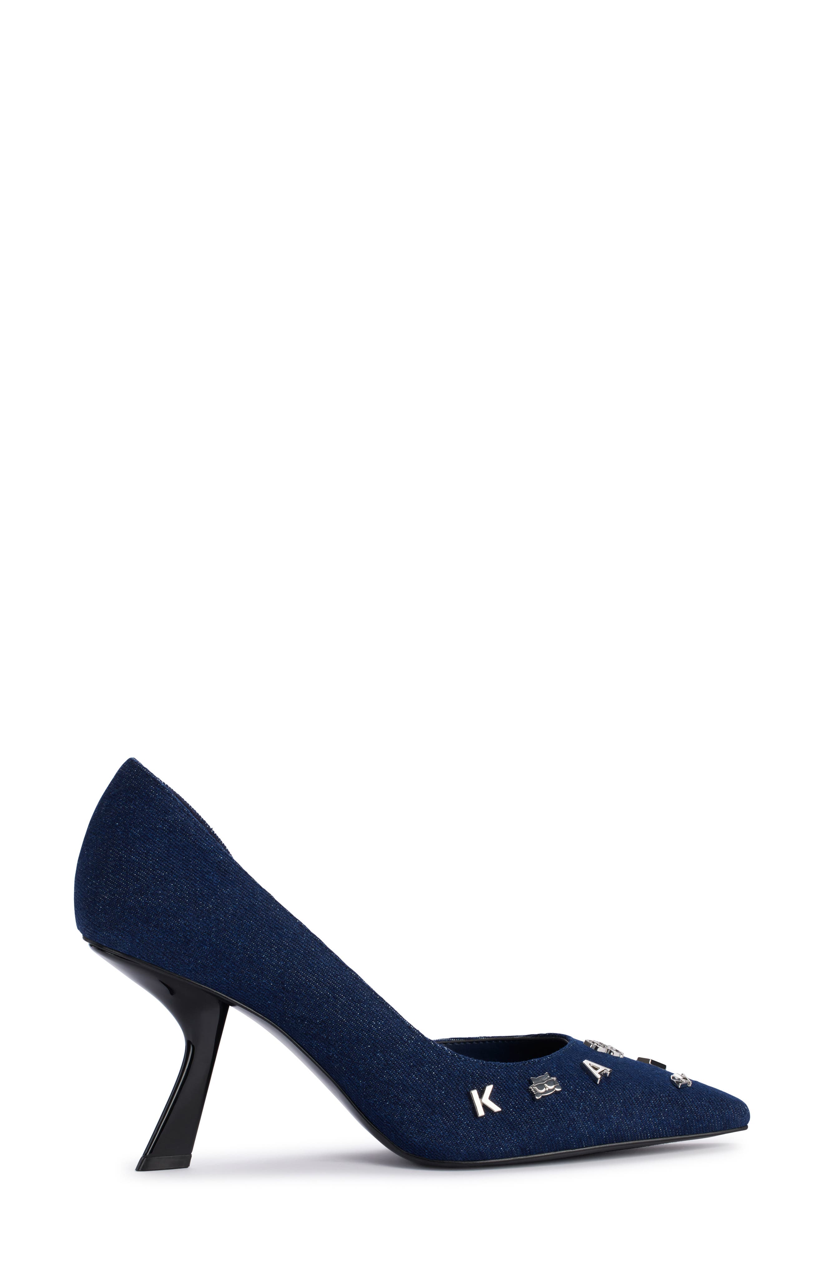 KARL LAGERFELD PARIS Kipton Half d'Orsay Pump, Alternate, color, 