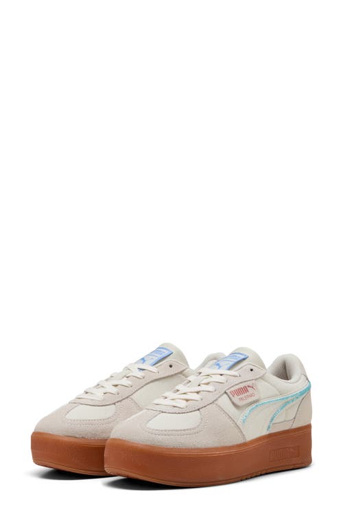 Puma Palermo Elevata Platform Sneaker In White