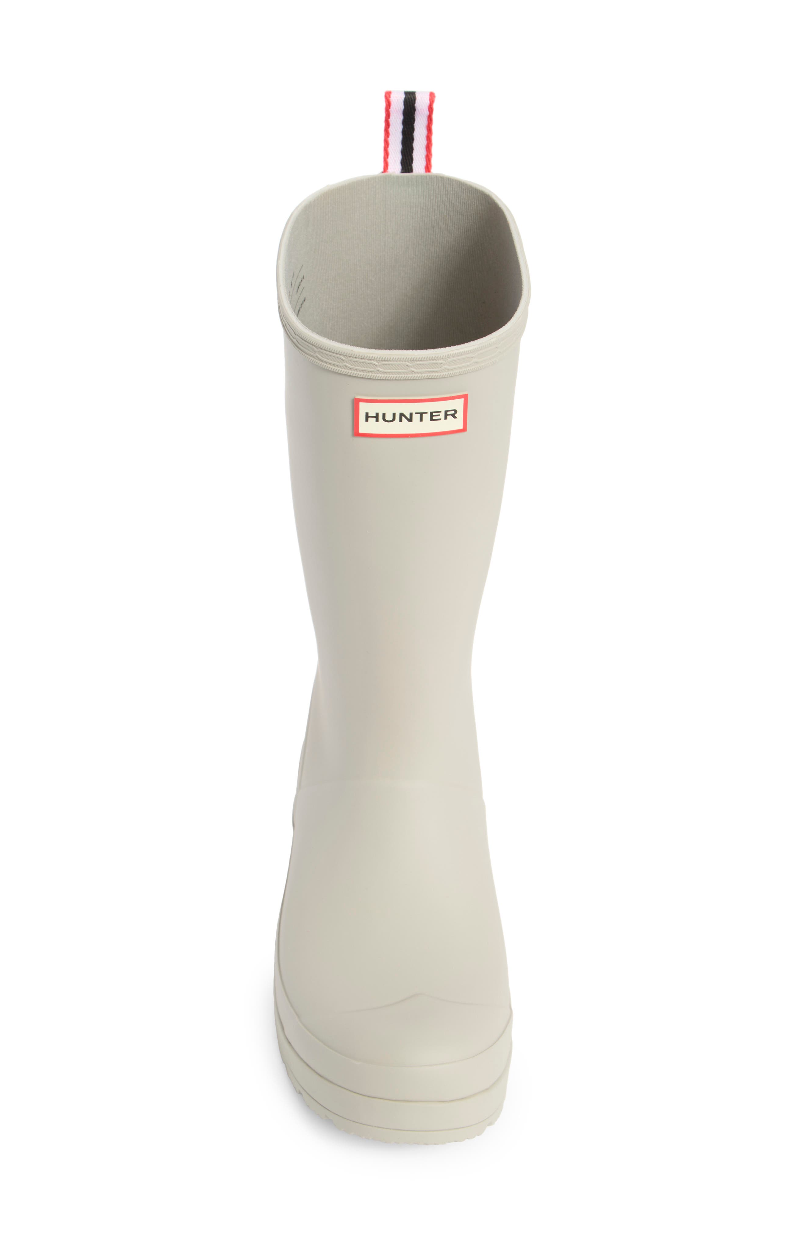 Original Play Tall Waterproof Rain Boot, Alternate, color, ZINC