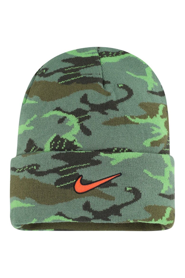Men's Nike Camo Syracuse Orange Veterans Day Cuffed Knit Hat, Alternate, color, Camo
