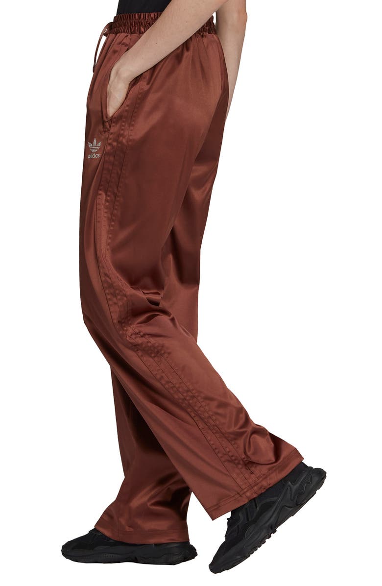 adidas Originals Wide Leg Satin Track Pants, Alternate, color,