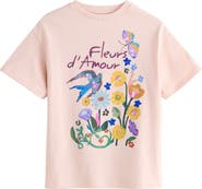NEXT Kids' Sequin Floral T-Shirt