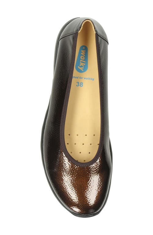 Wolky Snallerina Platform Wedge In Brown