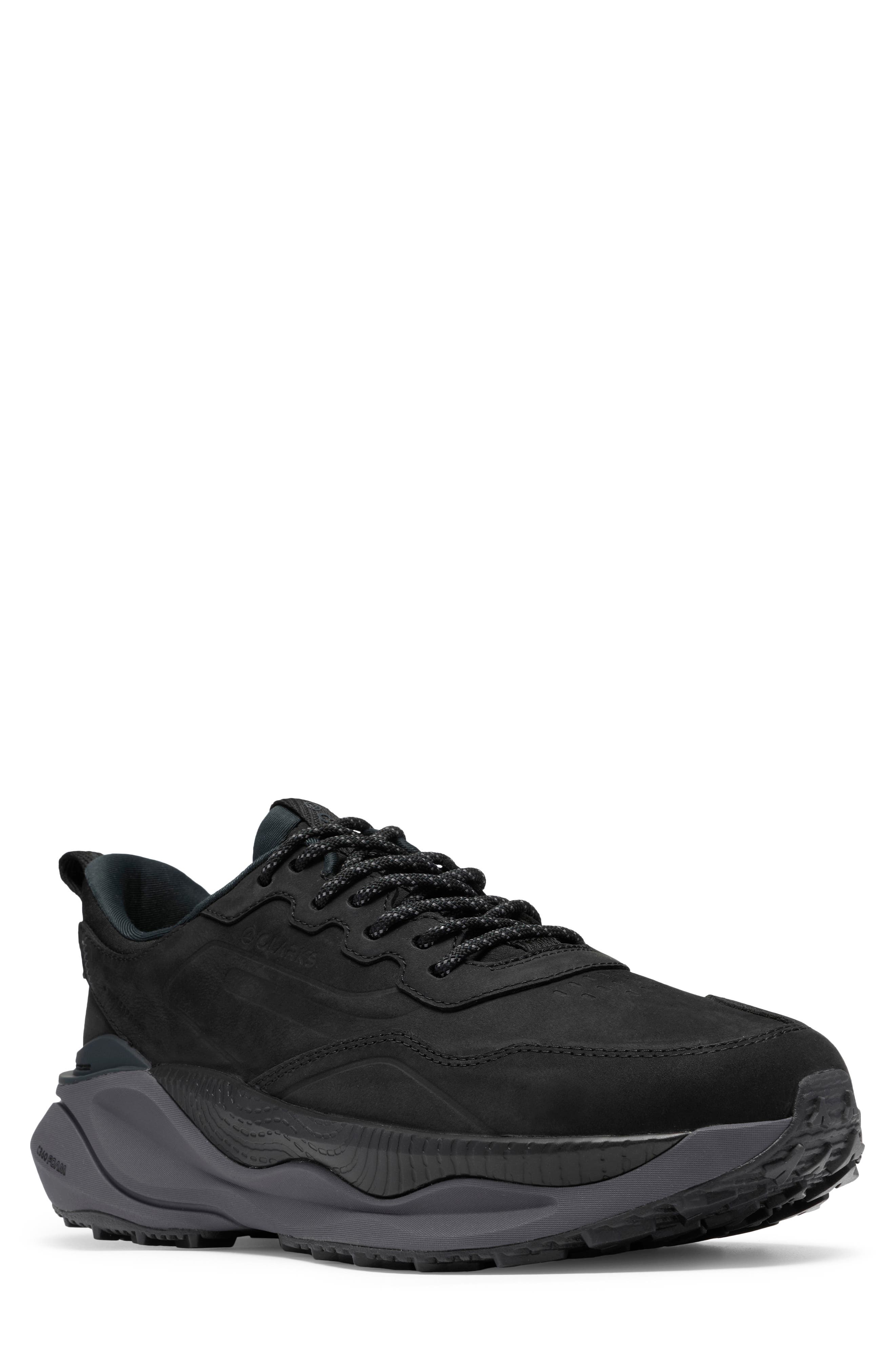 Pace Trail Sneaker, Main, color, BLACK