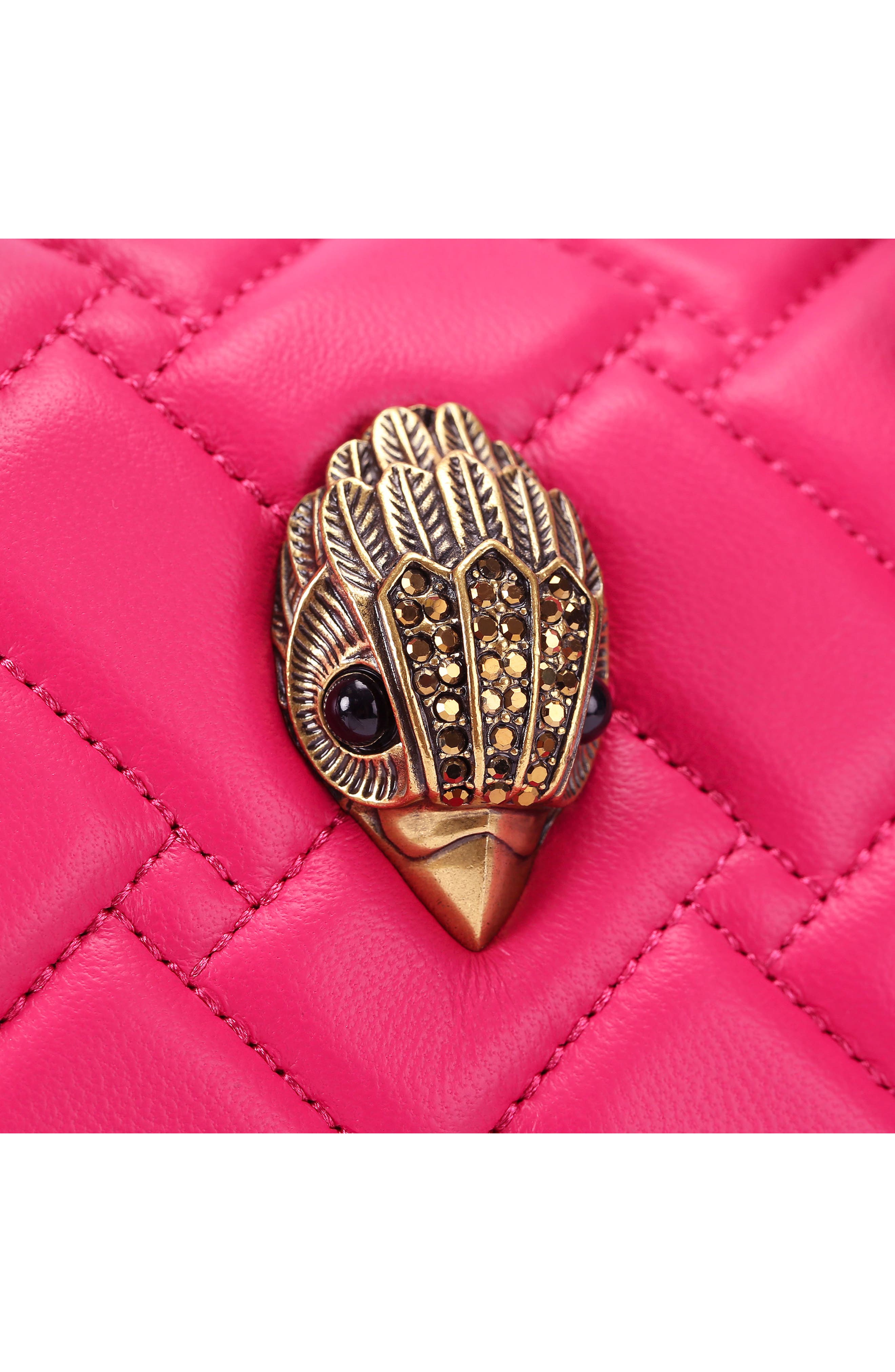 Kurt Geiger London Kensington Boston Quilted Leather Satchel, Alternate, color, 