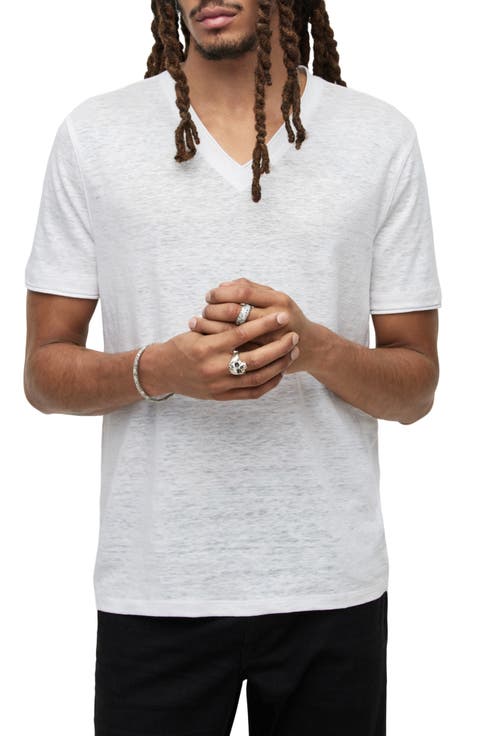 Wooster Slim Fit Linen T-Shirt