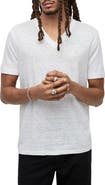 John Varvatos Wooster Slim Fit Linen T-Shirt