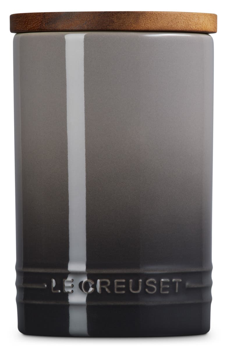 Le Creuset Signature Stoneware 26-Ounce Storage Canister, Alternate, color, Oyster