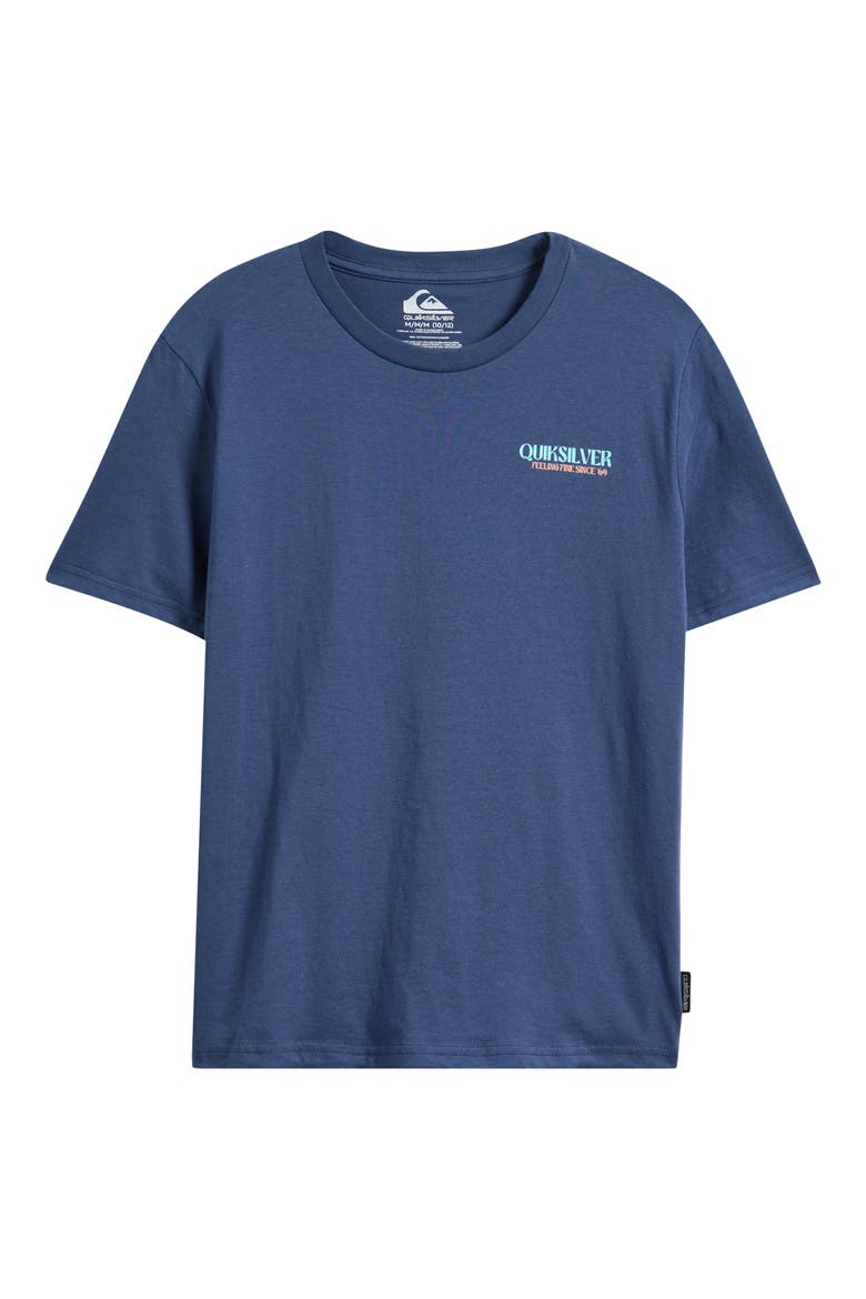 Kids' Graphic T-Shirt, Main, color, DARK DENIM