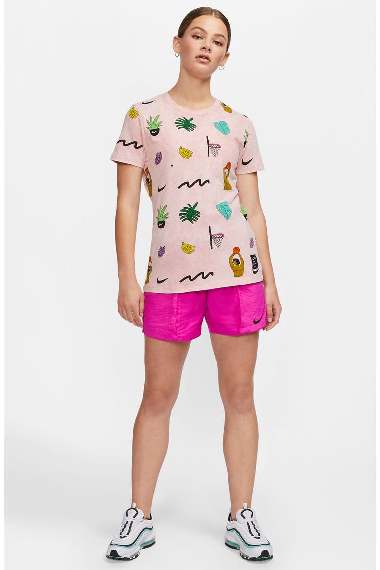 Sportswear Artist Graphic Tee, Alternate, color, PINK QUARTZ