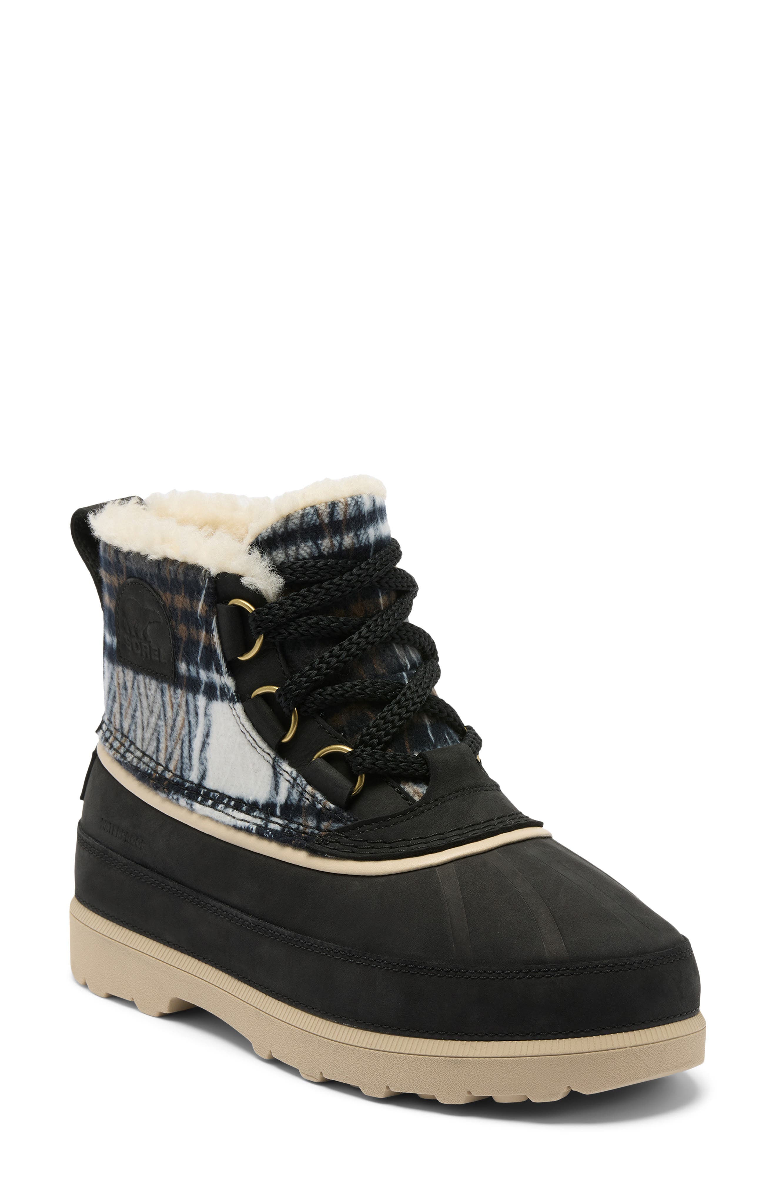 Ambler Fireside Chukka Waterproof Boot, Main, color, BLACK/ ANCIENT FOSSIL