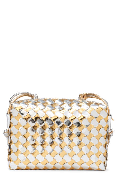 Small Pavimento Metallic Leather Crossbody Bag