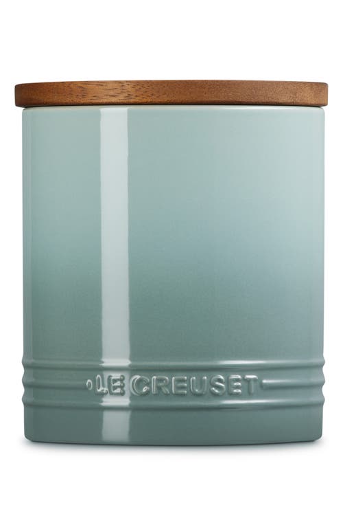 Le Creuset Signature Stoneware 1.2-quart Storage Canister In Sea Salt
