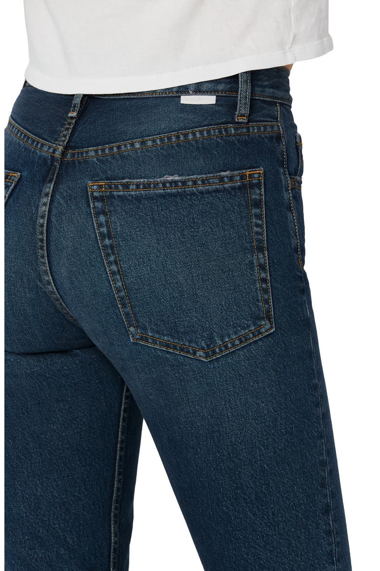 The Darcy High Waist Raw Hem Crop Flare Jeans, Alternate, color, THE SEARCHERS