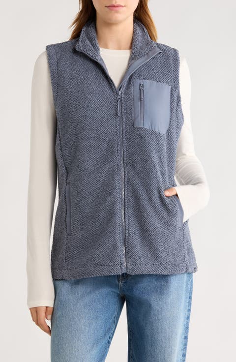 Amara Fleece Knit Zip Vest
