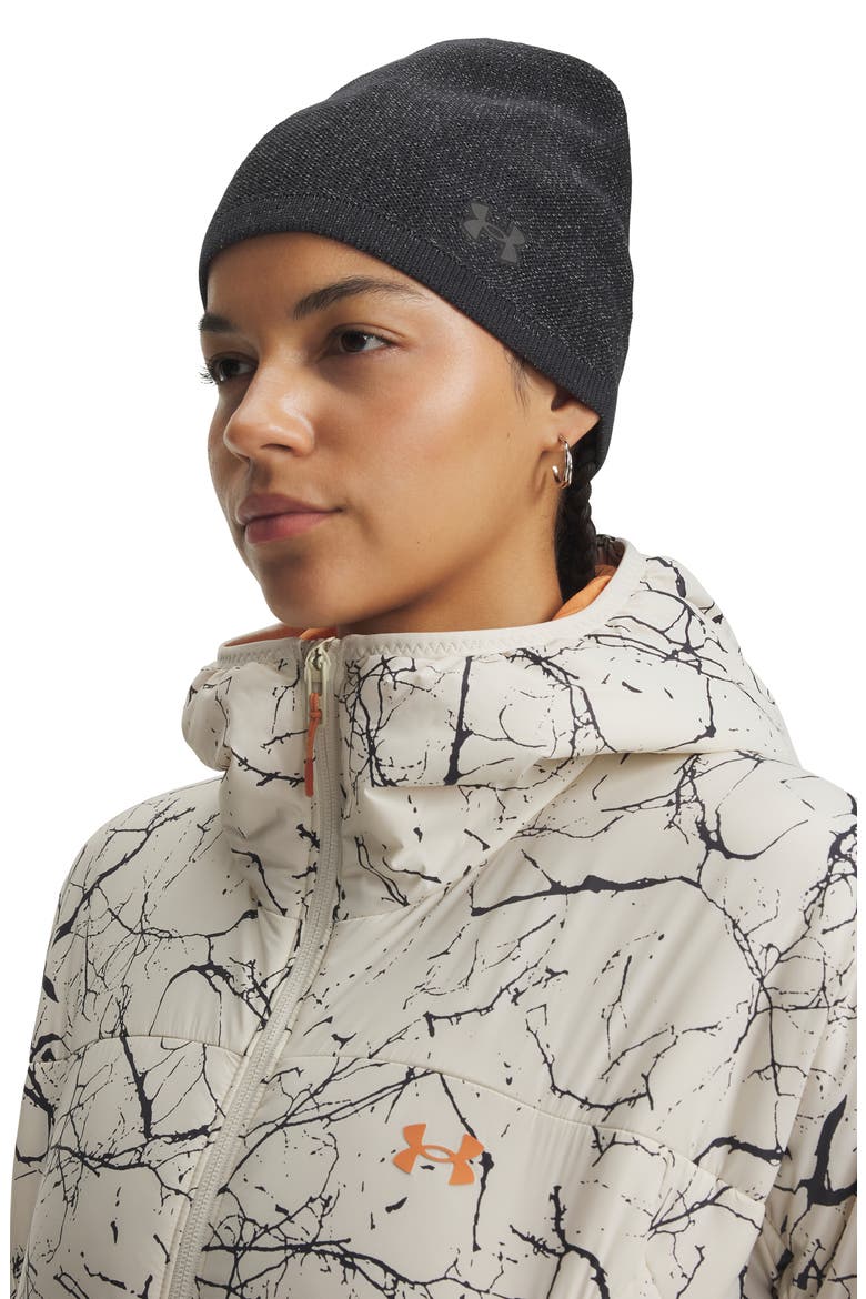 Velociti Elite Reflective Beanie, Alternate, color, BLACK / REFLECTIVE