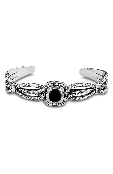Onyx Cuff Bracelet